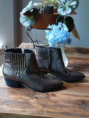 Circus by Sam Edelman Metallic Bronze Boots NWOT SZ 6.5